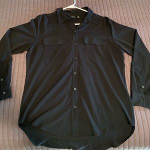 Black apt 9 button down